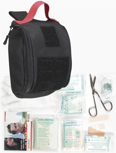 Mil-Tec Military Pouch Belt made of Polyester Black