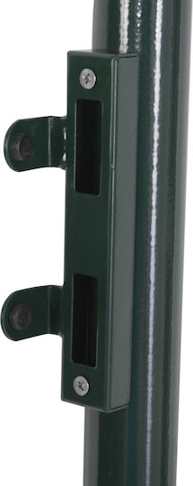 HomCom Μεταλλική Πόρτα Φράχτη σε Πράσινο Χρώμα 97cm x 1.5m