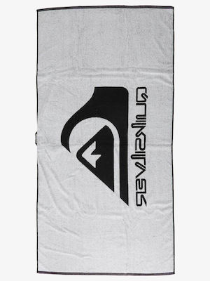 Quiksilver Salty Trims Πετσέτα Θαλάσσης Μαύρη 160x80εκ.