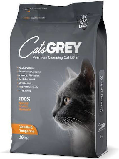 Cat's Grey Bentonite Cat Litter with Scent Vanilla 16kg