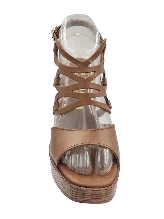 Leather Sandals Brown