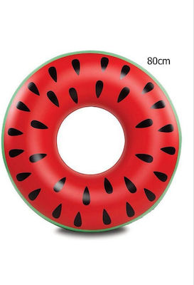 Inflatable Floating Ring Watermelon Red 80cm