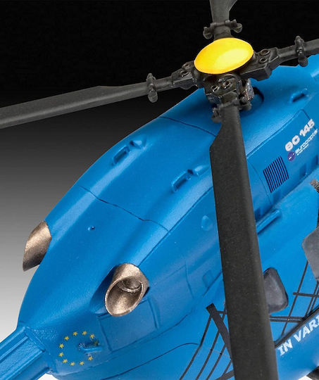 Revell Eurocopter EC 145 Figurină de Modelism Elicopter la Scară 1:72 cu Lipici și Culori