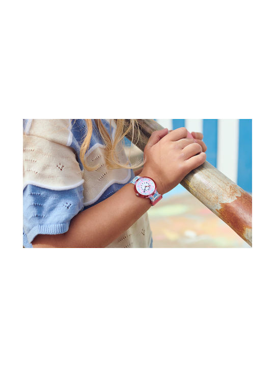 FlikFlak Kids Analog Watch with Fabric Strap Multicolour