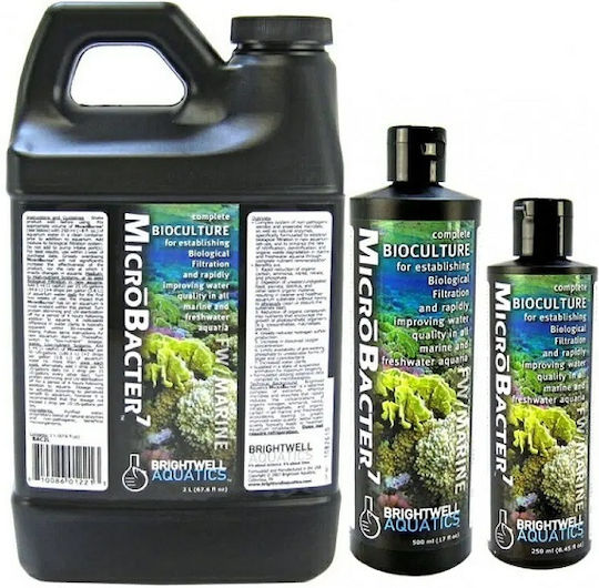 Brightwell Aquatics MicroBacter7 Aquarium Water Treatment for Water Purification and Water Conditioner 500ml