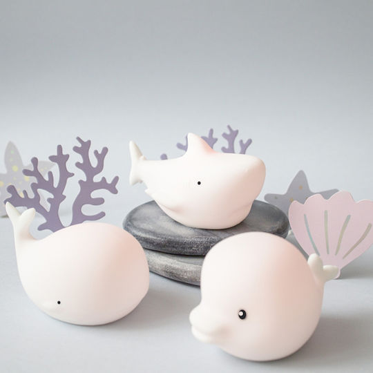 Rabbit & Friends Kids Decorative Lamp White 3εκ.