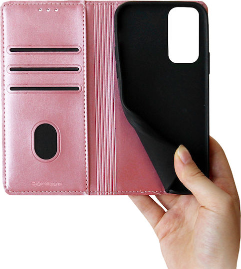 Sonique Vintage Magnet Buchen Sie Synthetisches Leder / Kunststoff / Silikon Rose Gold (Galaxie M23)