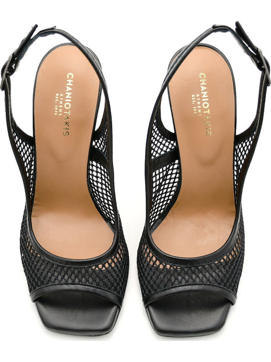 1050 Leder Sandalen Schwarz