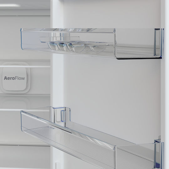 Beko Kühl-Gefrierkombination 301Es NoFrost H179.6xB59.5xT66.5cm. Inox B3RCNA344HXB