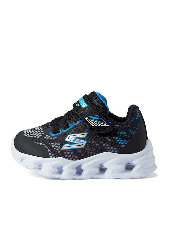 Skechers Παιδικά Sneakers Vortex 2.0 με Φωτάκια Μαύρα