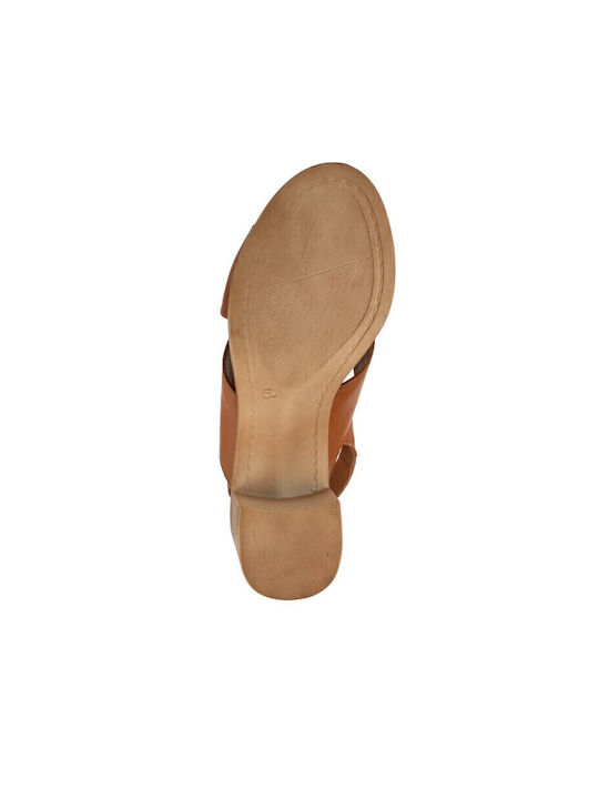 Leder Sandalen Anatomisch Tabac Braun