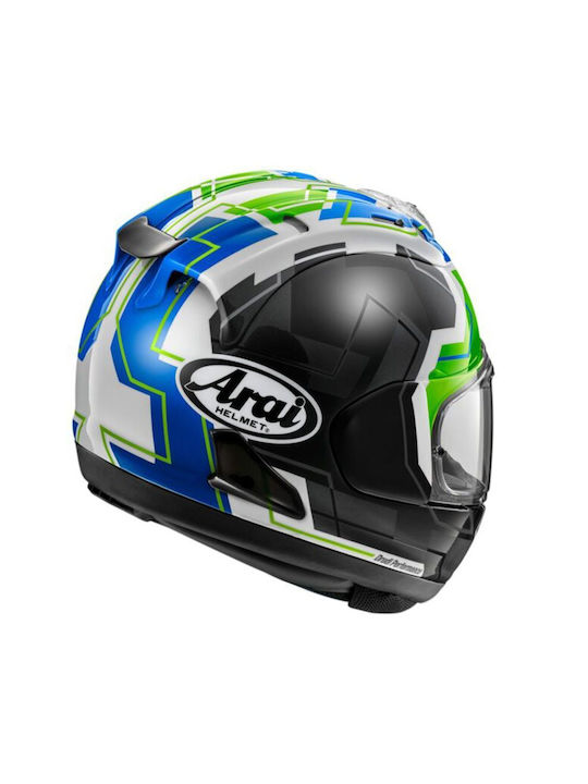 Arai RX-7V Evo Replica Full Face Helmet ECE 22.06 JR65 Green