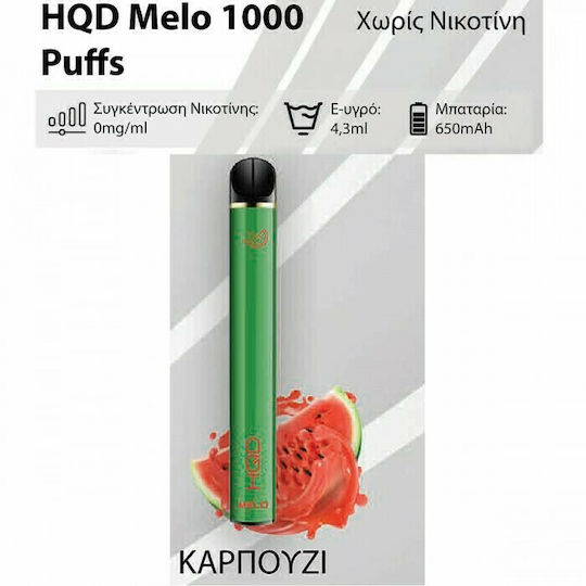 HQD Florida Einweg-E-Zigarette Einweg-E-Zigaretten Watermelon ohne Nikotin 4.3ml Grüne