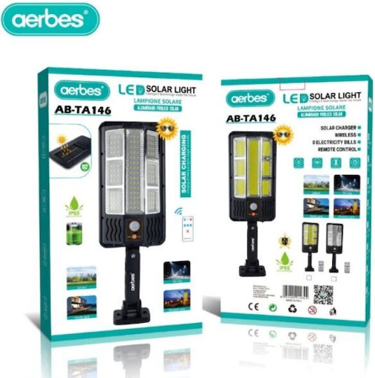 Aerbes Straßen-Solarleuchte mit Bewegungssensor und Fernbedienung IP65 28cmx20cmx8cmcm