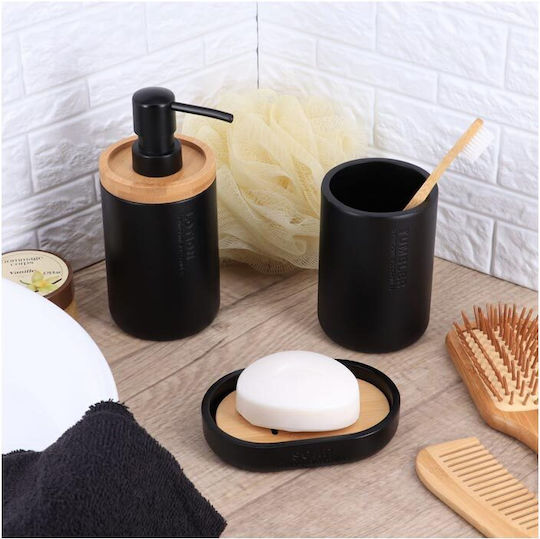 Tabletop Plastic Dispenser Black 280ml