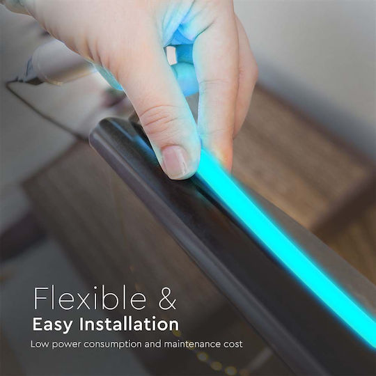 V-TAC LED Strip 24V Blue Light 10m Neon Flex