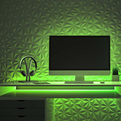 V-TAC Bandă Neon Flex LED Alimentare 24V cu Lumină Verde Lungime 10m