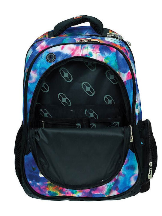 Back Me Up Color Tie Dye School Bag Backpack Elementary, Elementary Multicolored 30lt