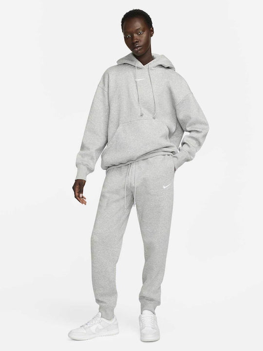 Sportswear Talie înaltă Pantaloni de Trening cu elastic Gri