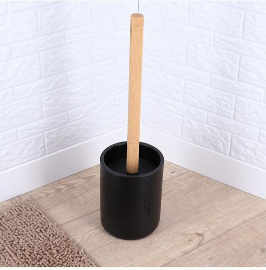 Plastic Toilet Brush Black
