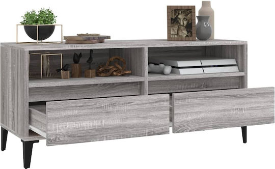 Έπιπλο Τηλεόρασης Γκρι Sonoma Μ100xΠ34.5xΥ44.5cm