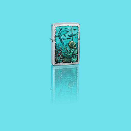 Zippo Ангажимент Пламък Ветроустойчив Underwater Design