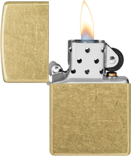 Zippo Lighter Flame Windproof in Gold color