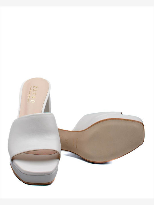 Women's Leather Mules ZAKRO COLLECTION S600 SS23 ZAKRO COLLECTION S600 SS23