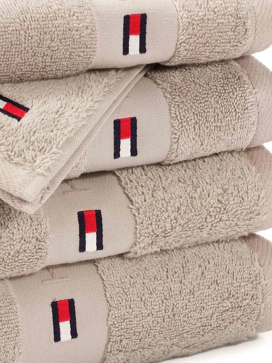 Tommy Hilfiger Facecloth Legend 8017777 50x100cm. Sand Weight 540gr/m²