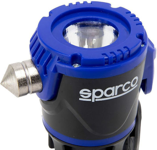Sparco Σφυρί Εκτάκτου Ανάγκης Αυτοκινήτου με Κόπτη Ζώνης Μπλε