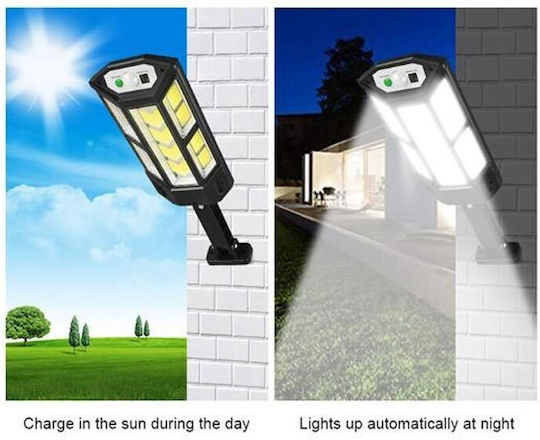 Solarleuchte Straße 300W mit Bewegungssensor, Fotowiderstand und Fernbedienung