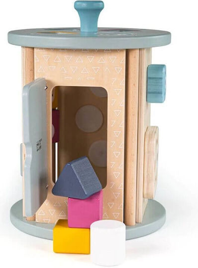 Big Jigs Roll & Crawling Toys Activity Roller made of Wood with Music for 12++ Months