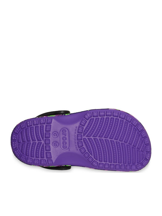Classic Meta Scape Clog Încălțăminte Anatomică pentru Plajă pentru Copii Violet