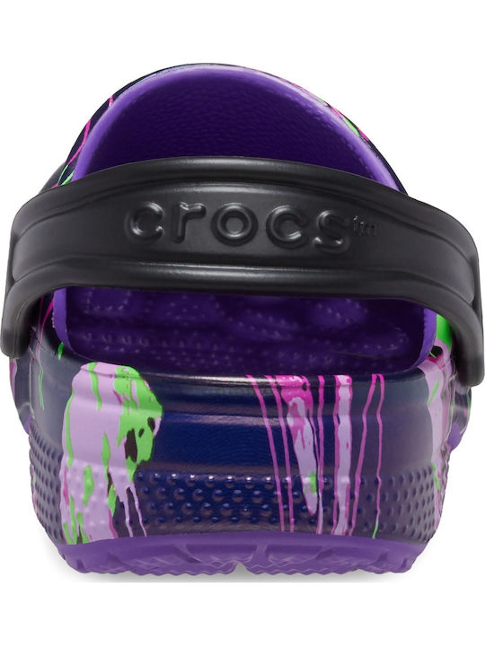 Classic Meta Scape Clog Încălțăminte Anatomică pentru Plajă pentru Copii Violet