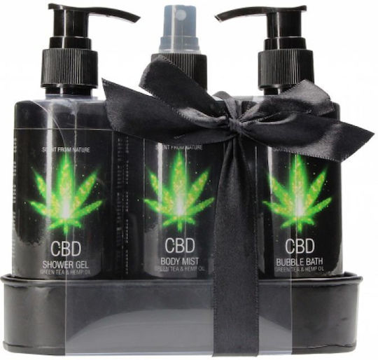 CBD Forest Care Set Green Tea & Hemp Oil 3τμχ