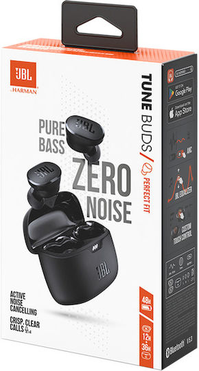 JBL Tune Buds Bluetooth Handsfree Earphones with Sweat Resistance and Charging Case Black