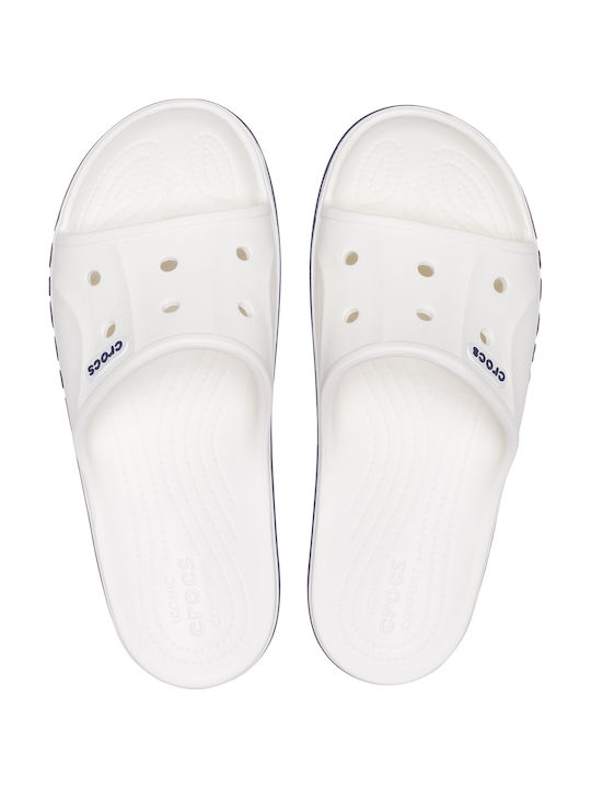 Crocs Bayaband Ανδρικά Slides Λευκά