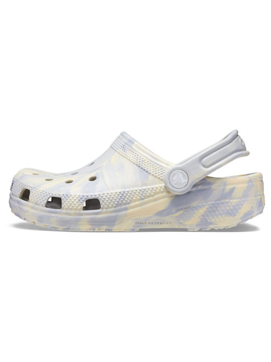 Classic Marbled Clog Children's Anatomical Beach Clogs Gray