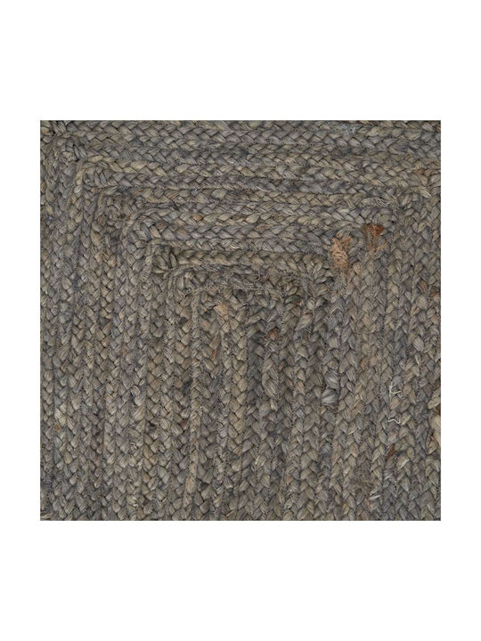 BigBuy Teppich Rechteckig Sommer aus Jute Gray S8801119