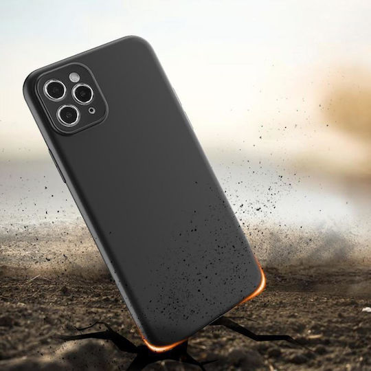 Hurtel Soft Back Cover Σιλικόνης Μαύρο (Moto G53)