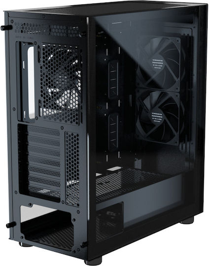 Seasonic Arch Q503 Gaming Midi-Turm Computergehäuse mit Seitenfenster Schwarz
