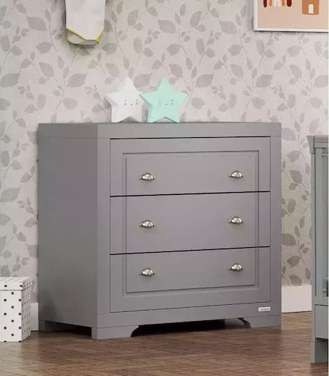 Casababy York Σετ Βρεφικού Δωματίου με Κρεβάτι, Συρταριέρα & Ντουλάπα Γκρι