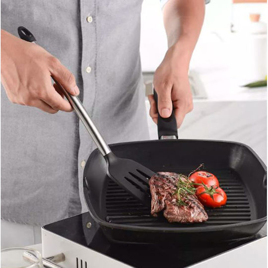 Stainless Steel Cooking Utensil Set 6 Pieces Black