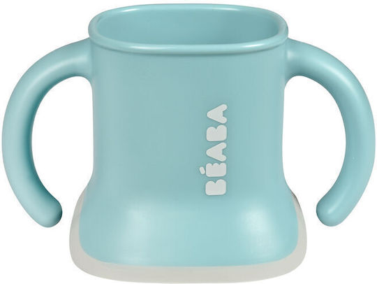 Beaba Evolutive Educational Sippy Cup Plastic with Handles Green for 4m+m+ 150ml