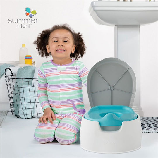 Summer Infant Töpfchen Schüssel Step Up mit Deckel Blau