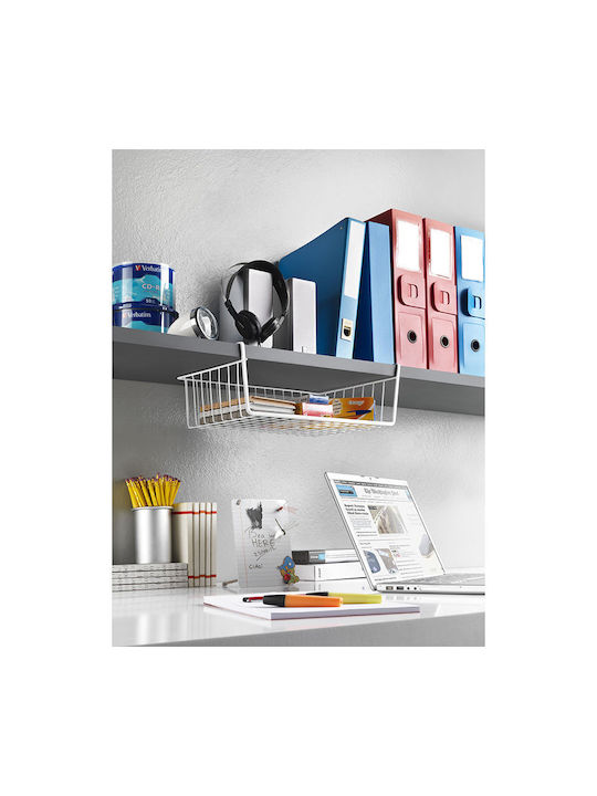 Metaltex Babatex Kitchen Organizer Racks Metallic in White Colour 26x40x14cm