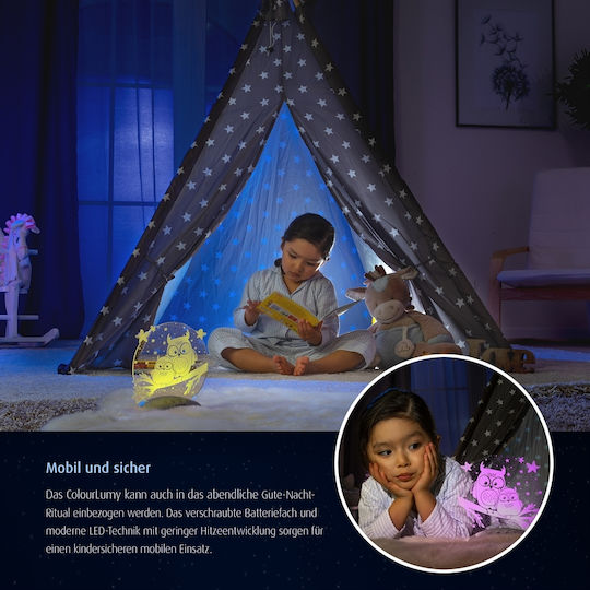Reer Led Παιδικό Διακοσμητικό Φωτιστικό ColourLumy με Εναλλαγές Χρωματισμών Γκρι