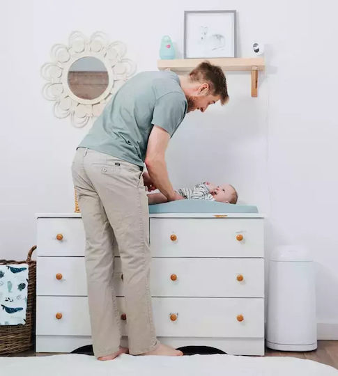 AngelCare Dress Up Diaper Disposal Bin White