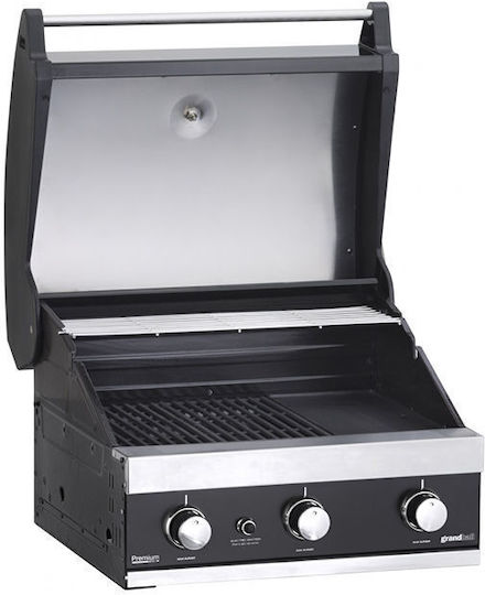 GrandHall Classic G2BI Grătar pe gaz Din fontă Grătar 45bucx40buccm cu 2 buc 8.4kW