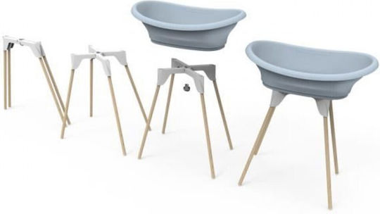 Thermobaby Babybadewanne mit Basis Vasco Kit White